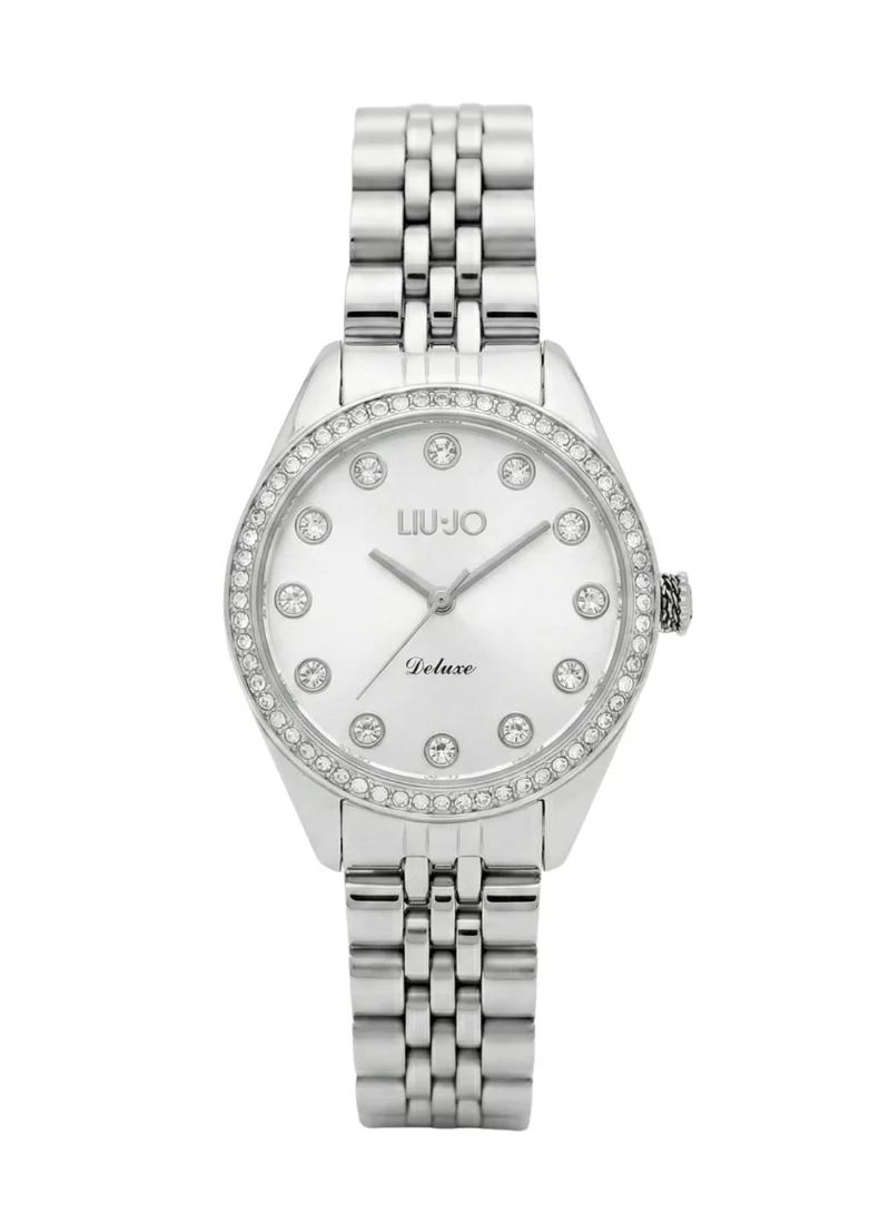 ليو جو ساعة ليو جو فضية كاجوال فاخرة